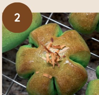 Pandan Coconut Bun